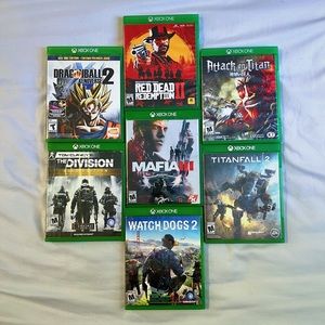 XBOX ONE bundle - 7 game discs
